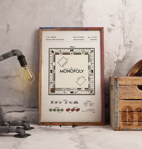 Monopoly - patent- plakat