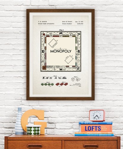 Monopoly - patent- plakat