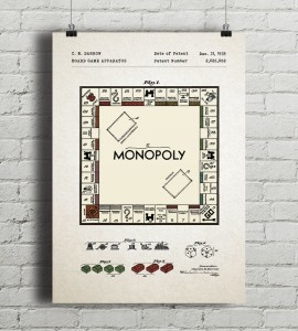 Monopoly - patent- plakat