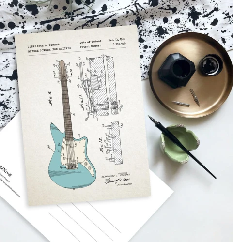 Kartka - Gitara Fender