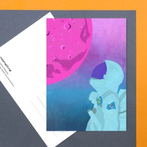 Kartka - Astronauta