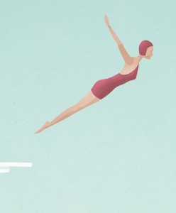 Lazurowe Wybrzeże Francja - Côte d'Azur - plakat detal