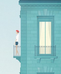 Paryż Francja - Wieża Eiffla i kamienice - plakat detal