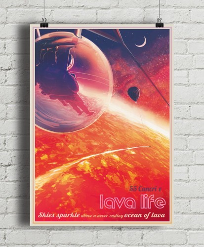 55 Cancri e - plakat