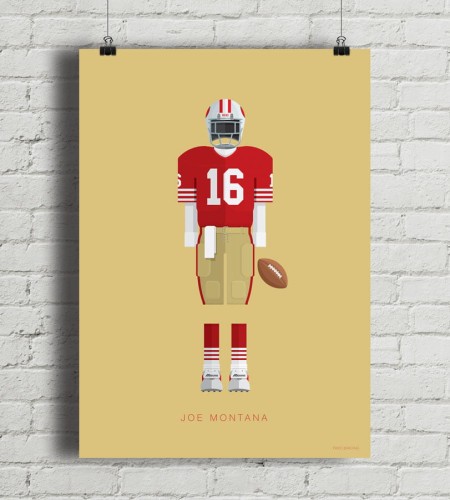 Joe Montana - plakat