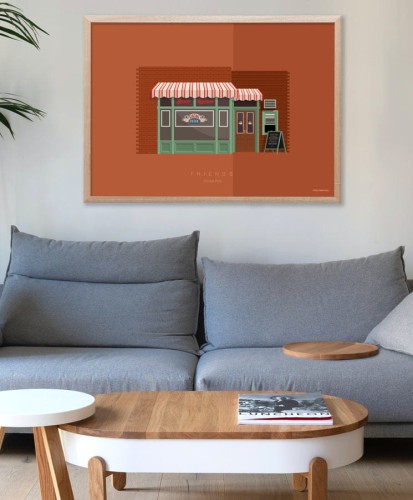 Serial Przyjaciele / Friends - plakat w salonie