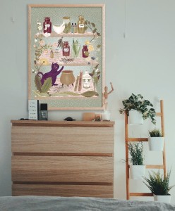 Herbal Healers Shelf - plakat