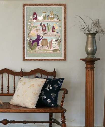 Herbal Healers Shelf - plakat