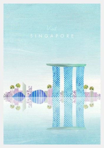 Singapore - plakat