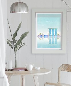 Singapore - plakat