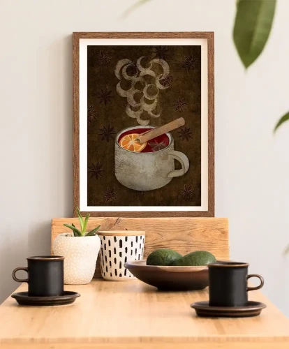 Grzane wino - plakat