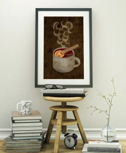 Grzane wino - plakat