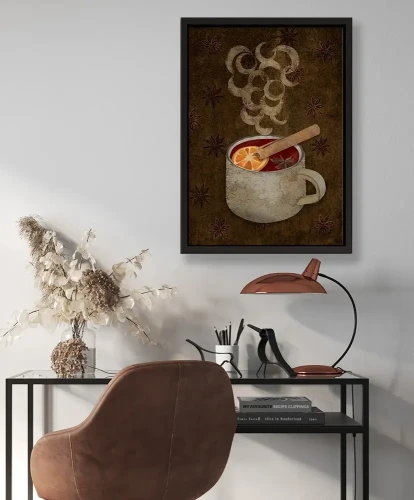 Grzane wino - plakat