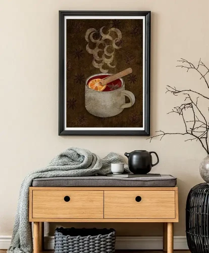 Grzane wino - plakat