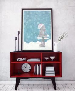 Pierwszy śnieg - plakat