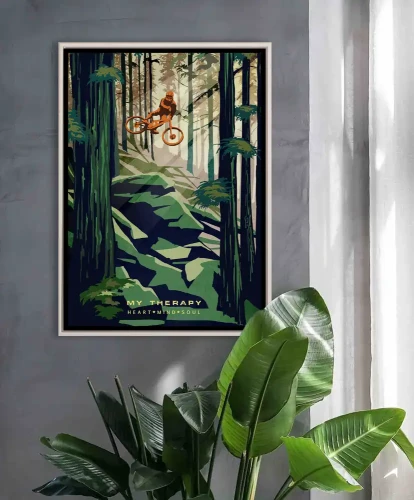 Rower MTB / My Therapy - aranżacja plakatu