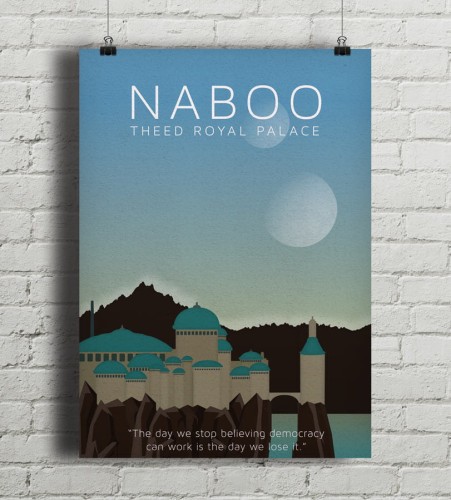 Star Wars - Naboo - plakat