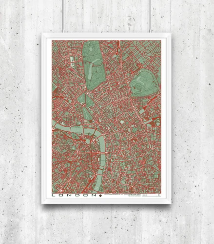 London - plan miasta