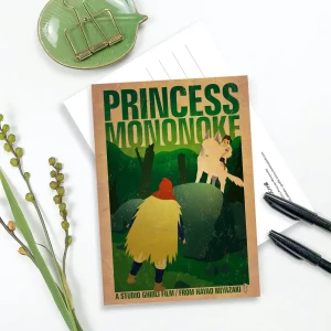 Księżniczka Mononoke - kartka