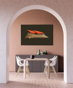 Star Wars - Jabba's Barge - plakat