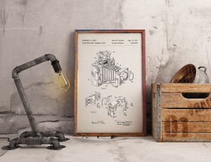 Aparat miechowy - patent - plakat