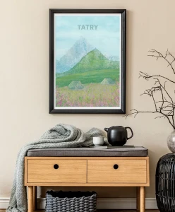 Tatry - aranżacja plakatu