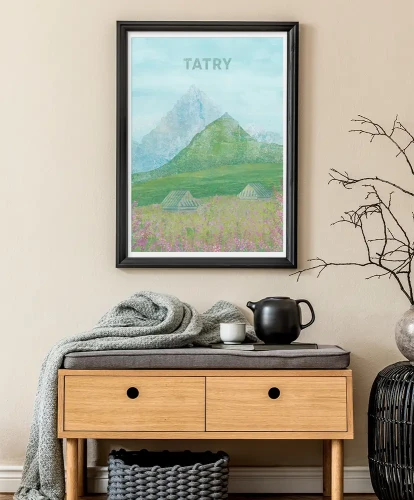 Tatry - aranżacja plakatu
