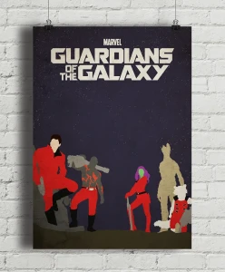 Strażnicy Galaktyki / Guardians of the Galaxy - aranżacja plakatu