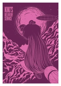 Podniebna poczta Kiki / Kiki's Delivery Service - plakat