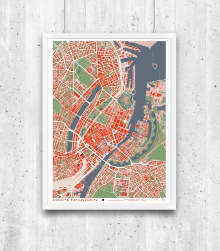 Copenhagen - plan miasta