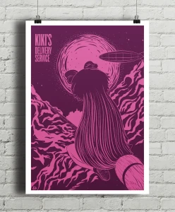 Podniebna poczta Kiki / Kiki's Delivery Service - aranżacja plakatu