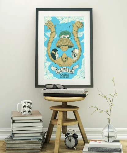 Laputa: podniebny zamek / Laputa: Castle In The Sky - aranżacja plakatu
