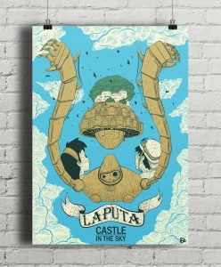 Laputa: podniebny zamek / Laputa: Castle In The Sky - aranżacja plakatu