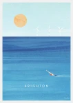 Brighton Anglia - plaża - plakat
