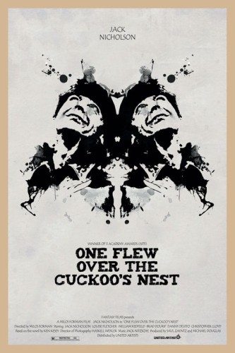 One Flew Over The Cuckoo's Nest - plakat