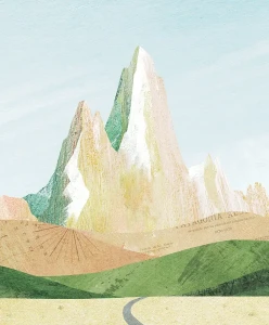 Patagonia - szczegół plakatu