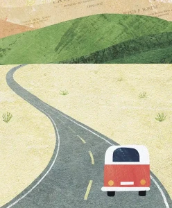 Patagonia - szczegół plakatu