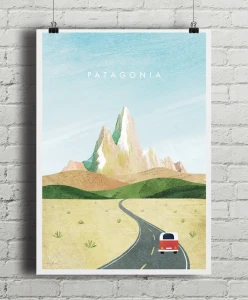 Patagonia - aranżacja plakatu