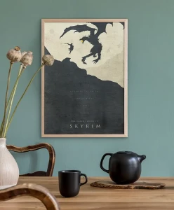Skyrim - aranżacja plakatu
