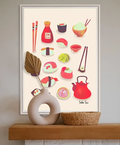 Z miłości do Sushi / Sushi Love - aranżacja plakatu