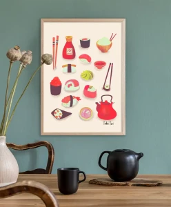 Z miłości do Sushi / Sushi Love - aranżacja plakatu