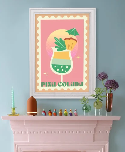 Pina colada - aranżacja plakatu