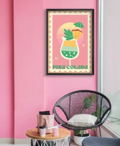 Pina colada - aranżacja plakatu