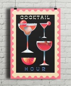 Cocktail Hour - aranżacja plakatu