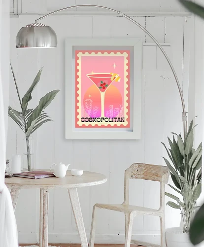 Cosmopolitan - aranżacja plakatu