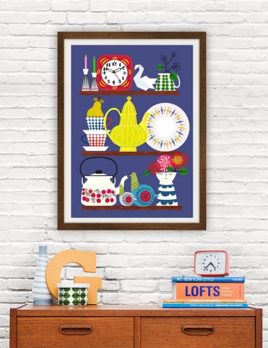 Scandinavian Shelf - plakat