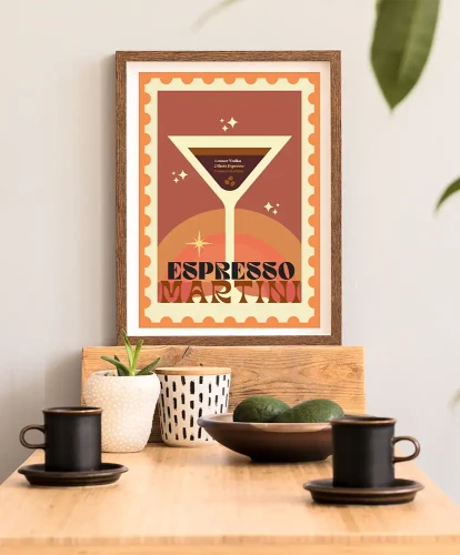 Espresso Martini - aranżacja plakatu