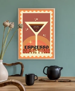 Espresso Martini - aranżacja plakatu