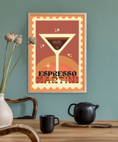 Espresso Martini - aranżacja plakatu