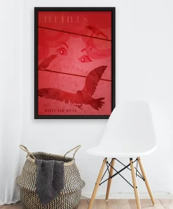 Ptaki / The Birds - aranżacja plakatu